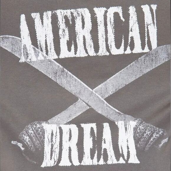 21 SAVAGE Washed Crewneck Sweatshirt in Charcoal, Size S, New without Tag - Picture 8 of 9